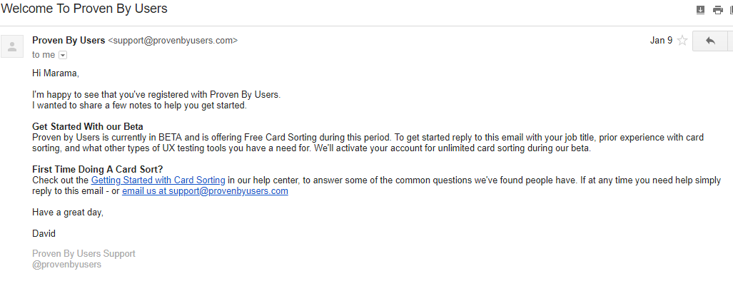 sample welcome letter