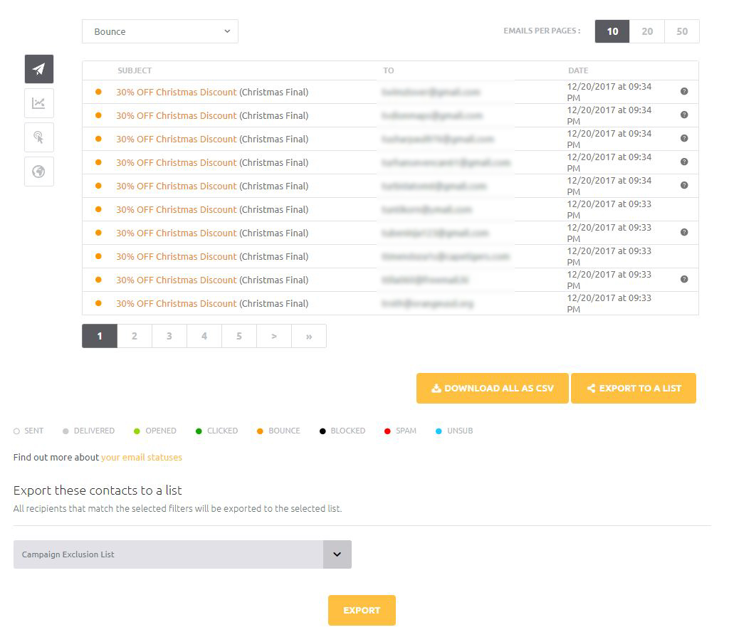 email marketing contacts