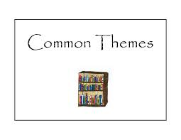 Some common themes impacting small business.