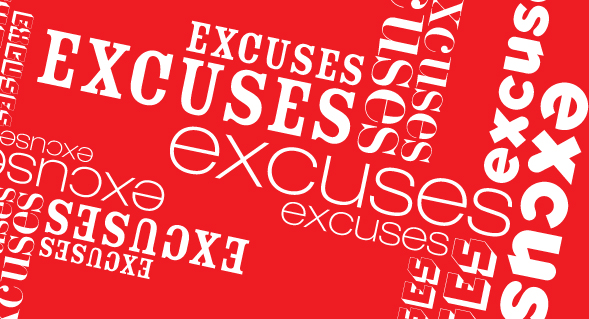 10 most common excuses heard from end users