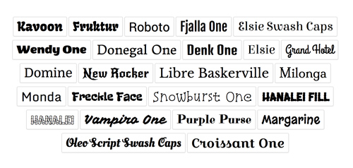 Webfonts can spice up your website